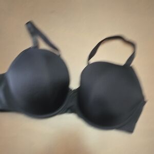 TORRID CURVE 38D Classic‎ Black Bra 360 Back Smoothing Lightly Lined T-shirt